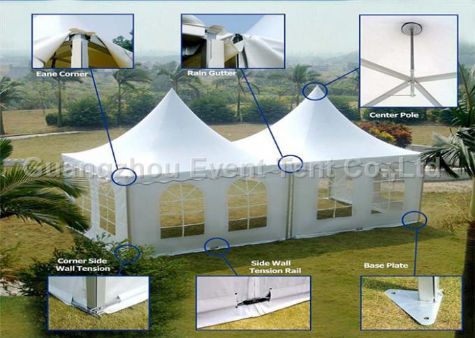 8m, 9m, hôtel extérieur de tente de camping de tente de la pagoda 10m construisant la Chambre mobile pour la partie de approvisionnement