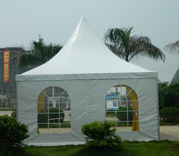 Tente en aluminium de luxe Yurt de partie de pagoda pour des événements 84mmx48mmx3mm