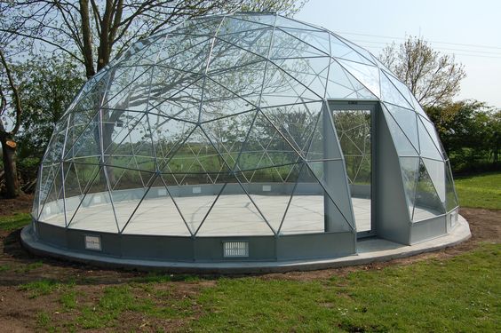 Grande tente géodésique en verre extérieure commerciale de dôme pour la serre chaude