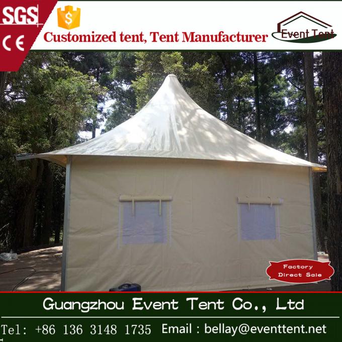 fabricants clairs de tente de yurt d'envergure, carpas de luxe de tente d'hôtel de pagoda