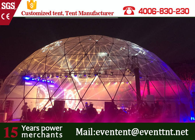30 mètres de grande tente de dôme de grande structure de cadre en acier pour la noce